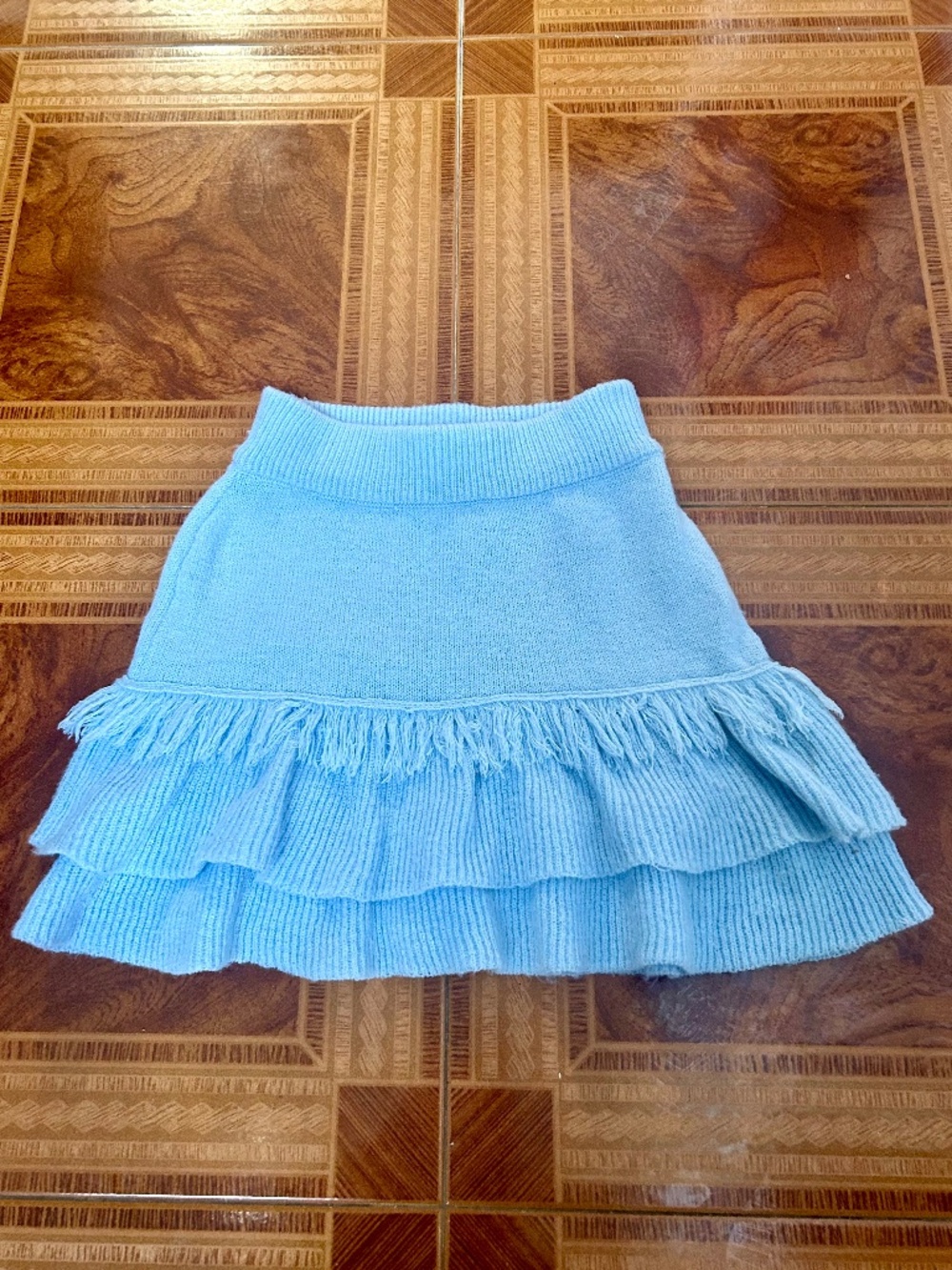 Cake for Dinner Knit Sky Blue Skirt Size XS